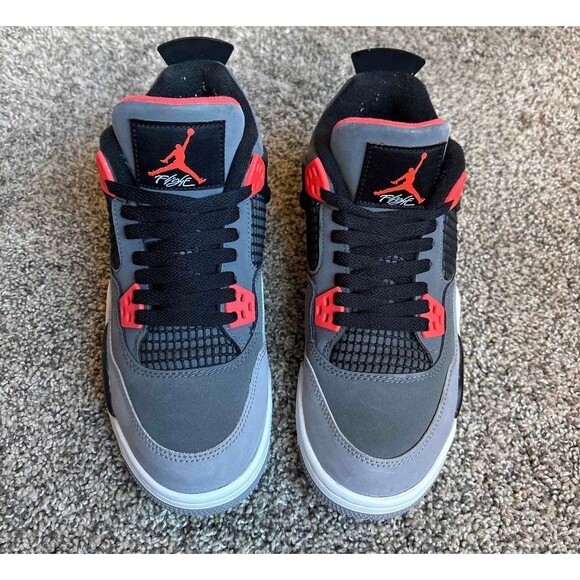Nike Air Jordan 4 Retro Infrared Size 6.5 Youth (Size 8 Women's) - Picture 3 of 8
